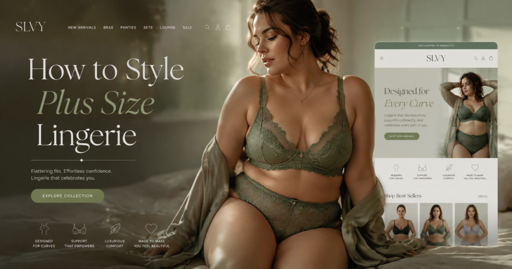 How to Style Plus Size Lingerie