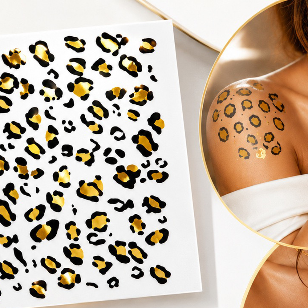 ST1 ST1 leopard temporary tattoo