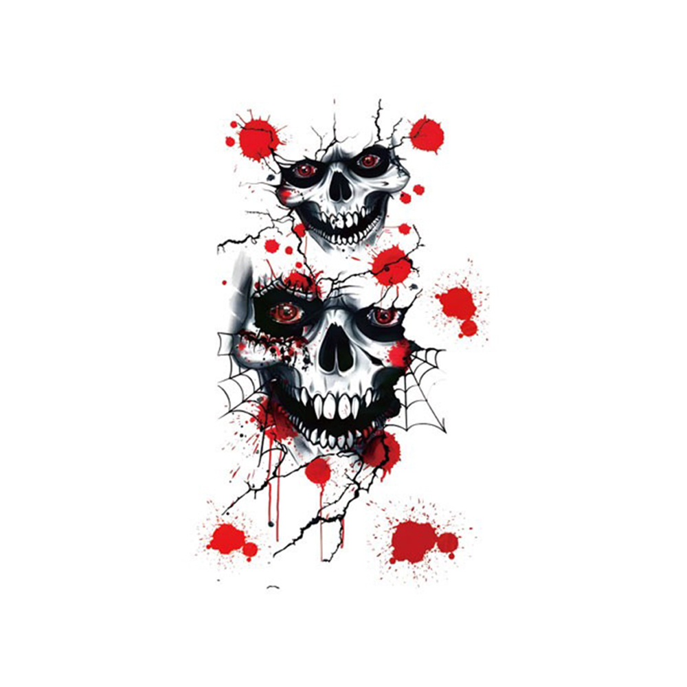 Realistic Horror Halloween Temporary Tattoo Set - Image 9