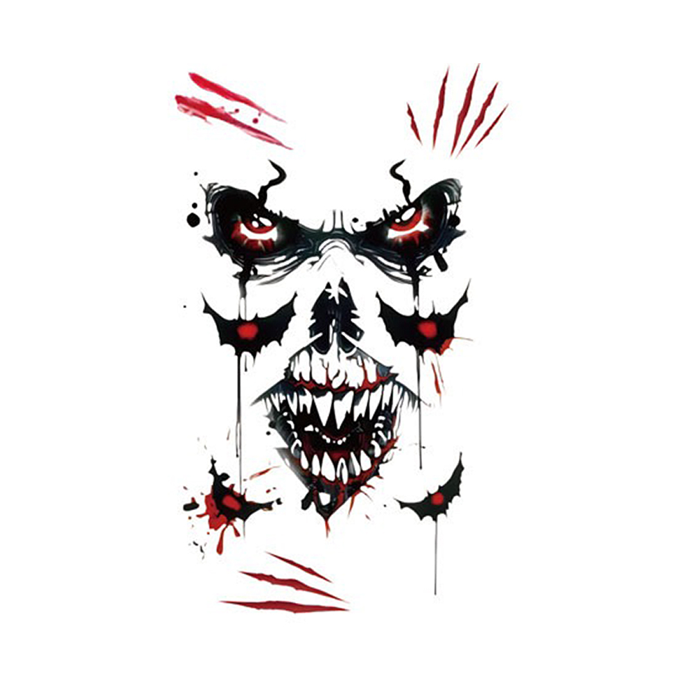 Realistic Horror Halloween Temporary Tattoo Set - Image 15