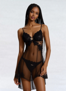 Y34 Lace Transparent Plus Size Nighties