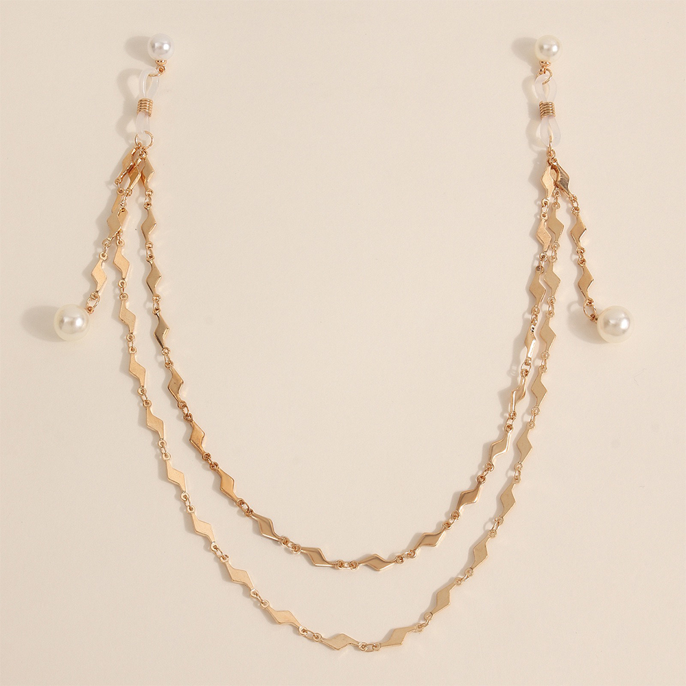 SLVY Gold Nipple Clamp Body Chain with Pearl Accents - Image 4