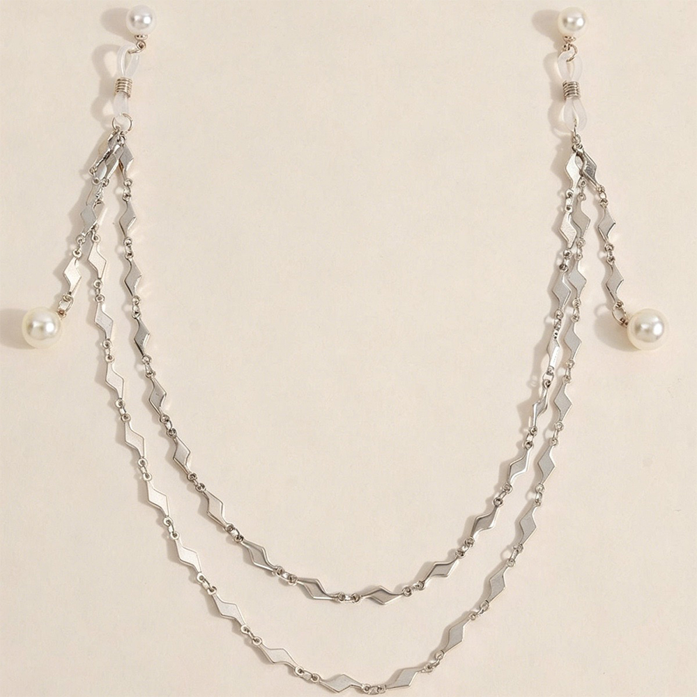 SLVY Gold Nipple Clamp Body Chain with Pearl Accents - Image 2