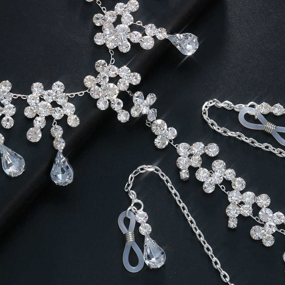 SLVY Luxury Crystal Nipple Necklace Jewelry with Non-Piercing Clamps - Image 2