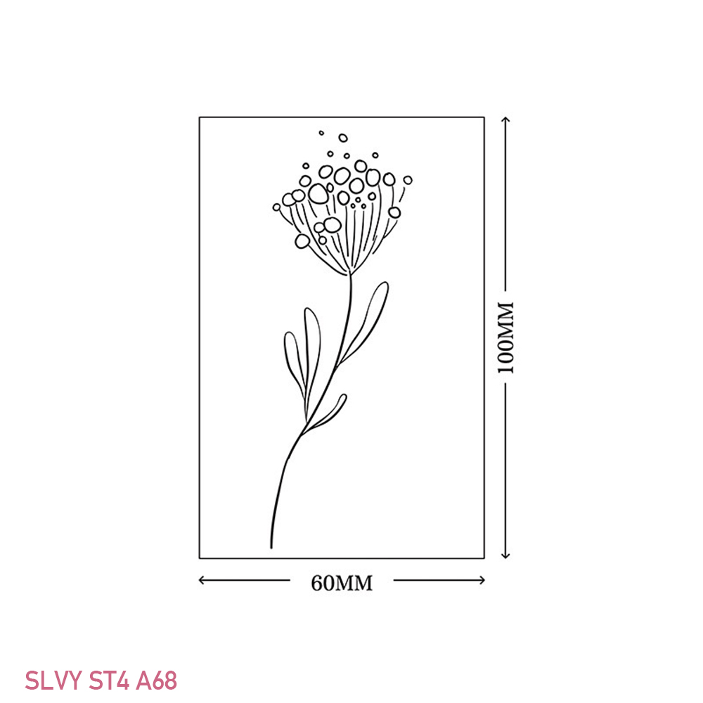 Gorgeous Floral Temporary Tattoos Black Minimalist Set - Image 23