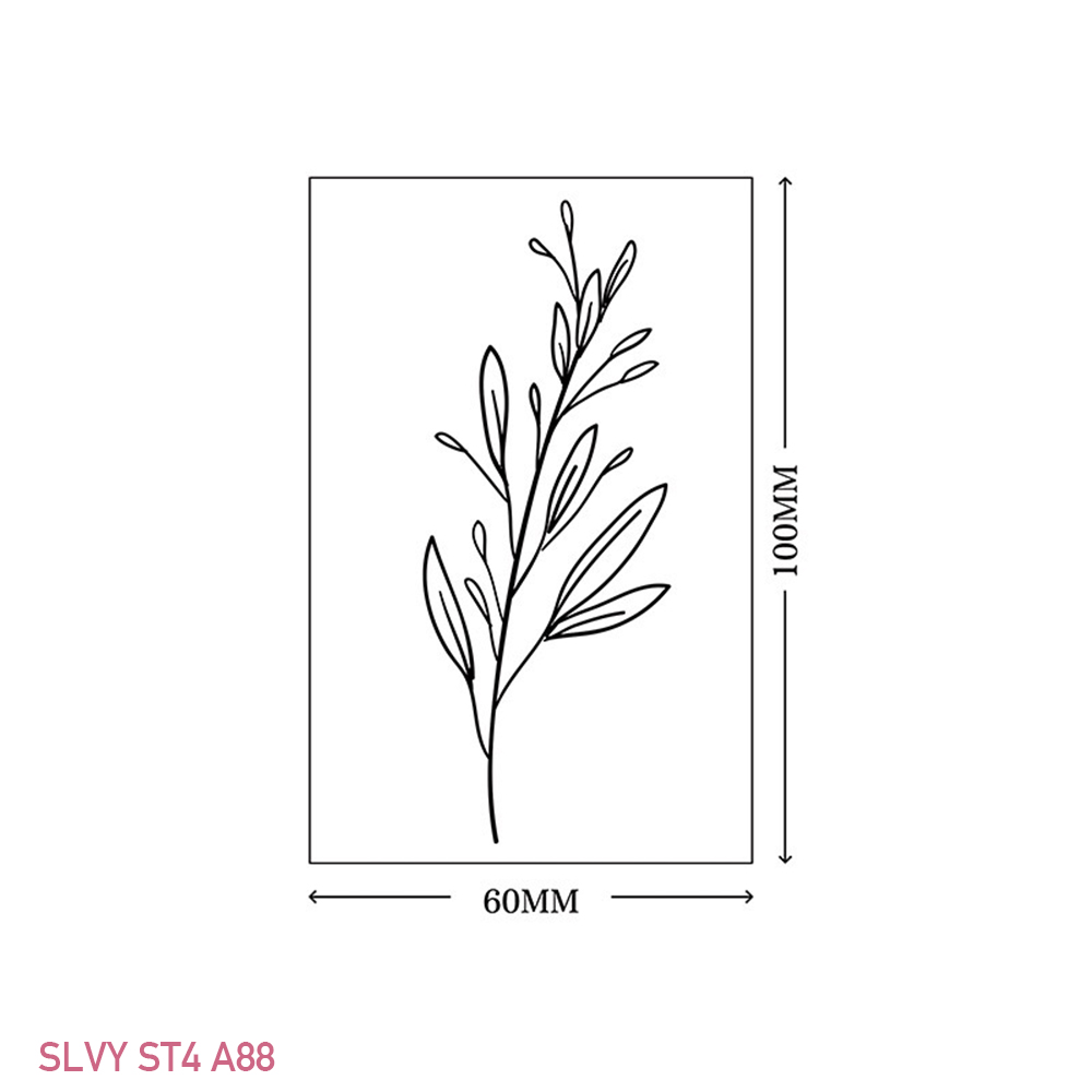 Gorgeous Floral Temporary Tattoos Black Minimalist Set - Image 3