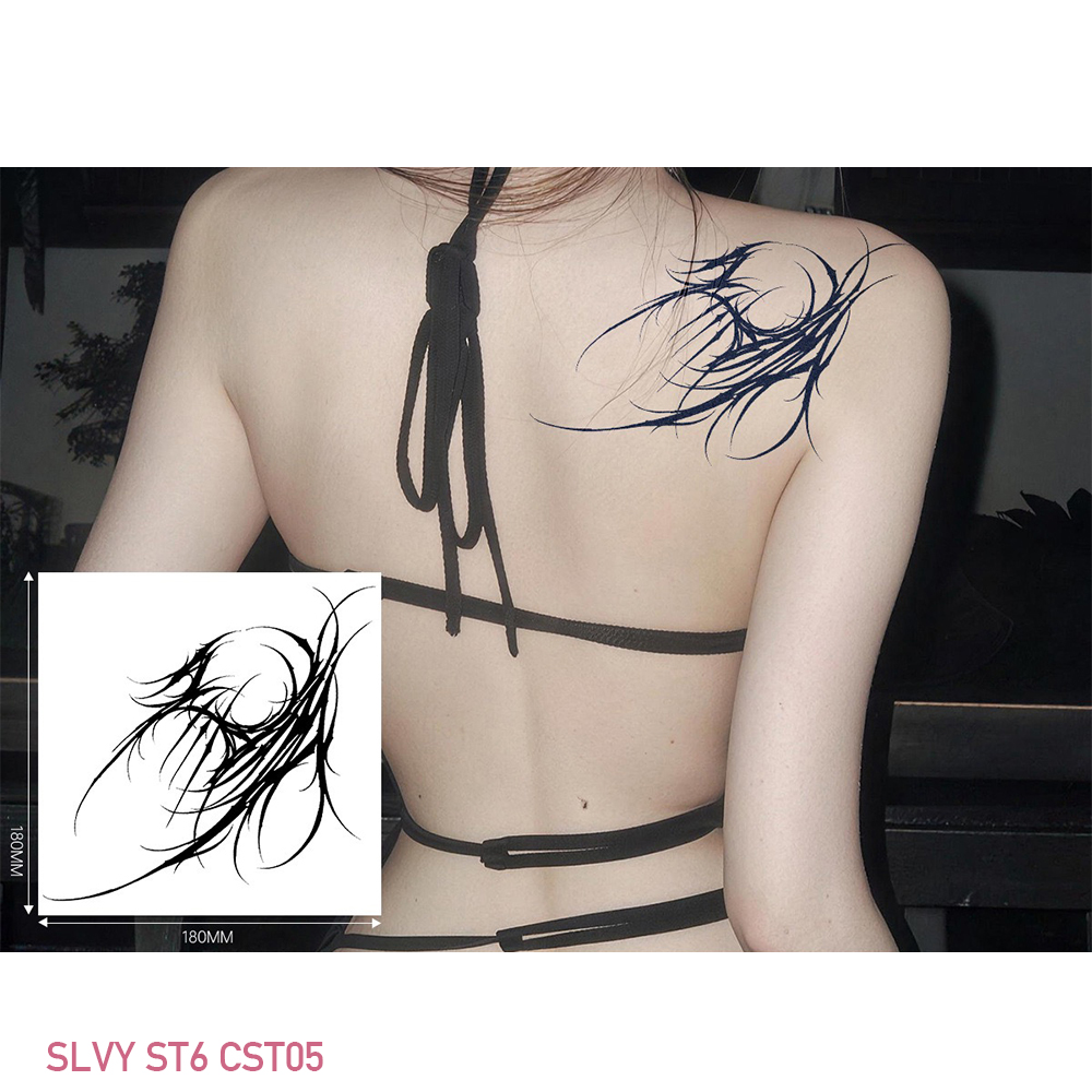 Bold Arm Sticker Tattoo Gothic Calligraphy Set - Image 6
