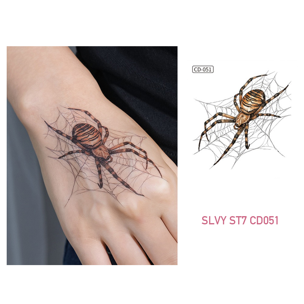 Creepy Spider Temporary Tattoos 3D Realism Set - Image 13