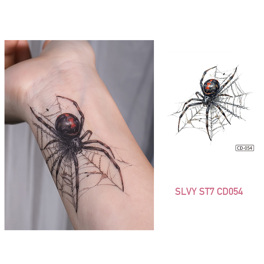 Creepy Spider Temporary Tattoos 3D Realism Set - Image 10