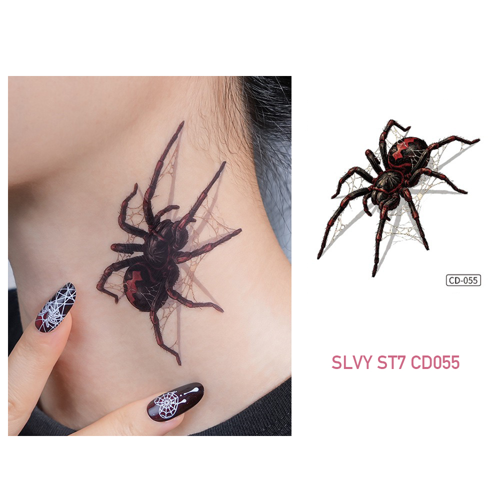 Creepy Spider Temporary Tattoos 3D Realism Set - Image 9