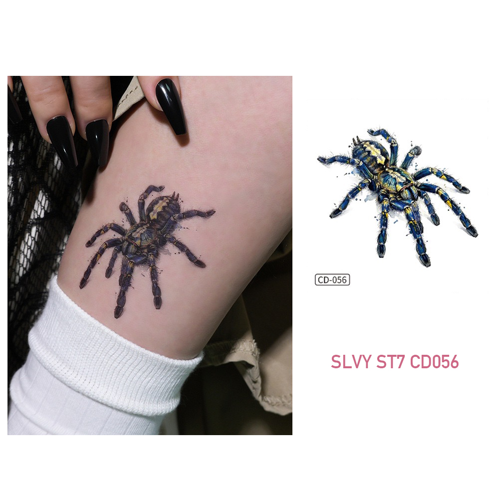 Creepy Spider Temporary Tattoos 3D Realism Set - Image 8