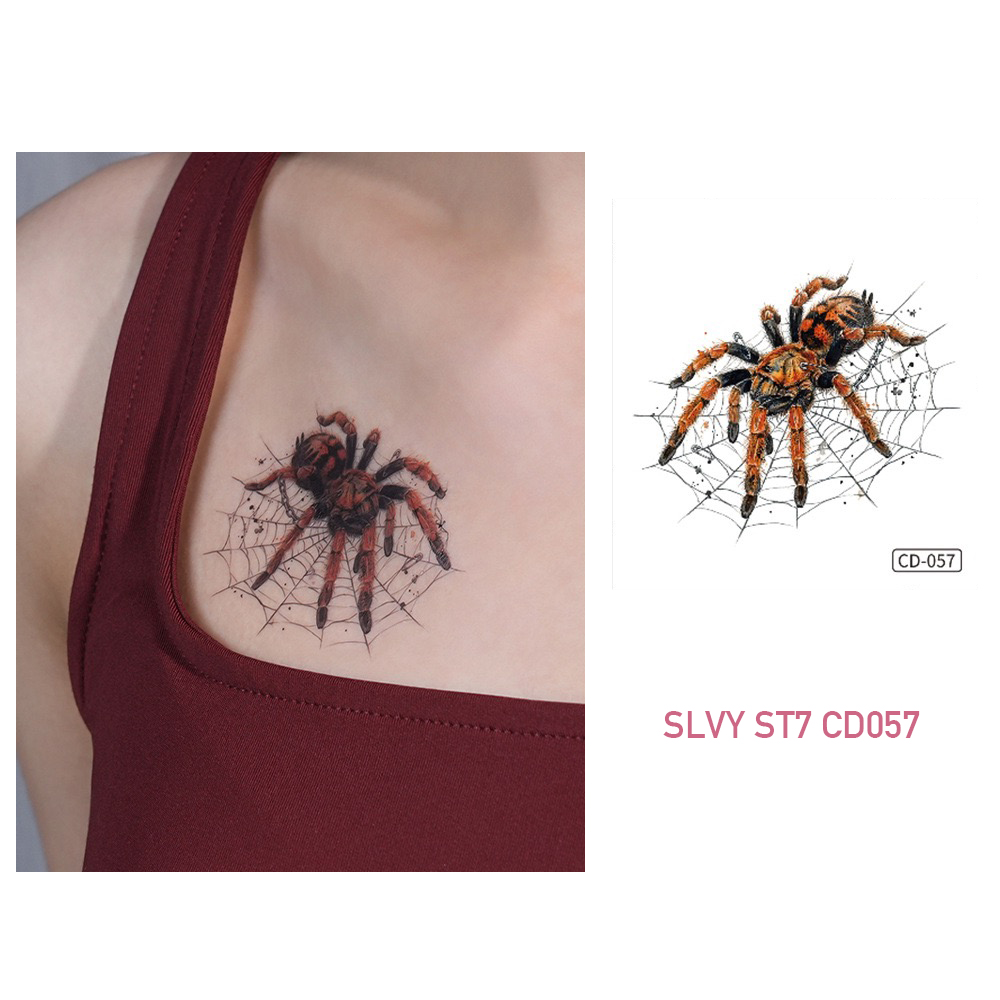 Creepy Spider Temporary Tattoos 3D Realism Set - Image 7