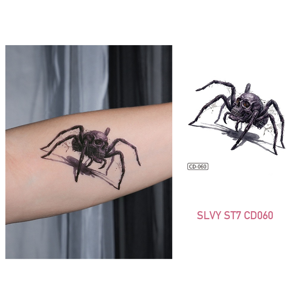 Creepy Spider Temporary Tattoos 3D Realism Set - Image 4