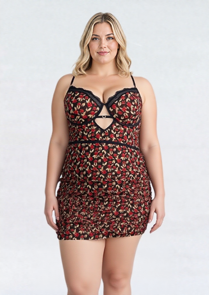 Y68 babydoll pajamas plus size